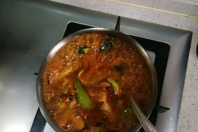 我做的韩式辣酱蔬菜嫩豆腐汤