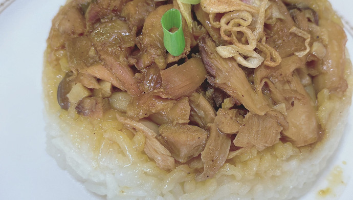 鸡肉蒸饭