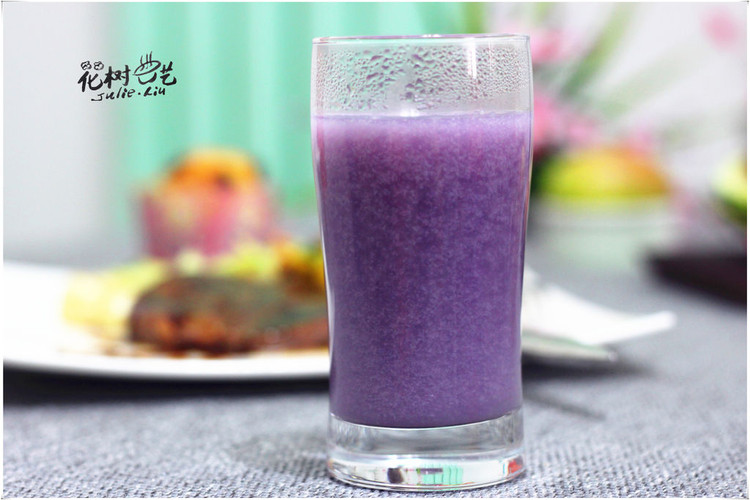 简单几步美味米浆——紫薯米浆的做法