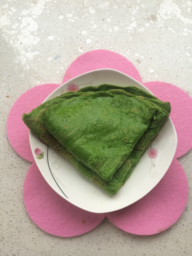 鸡蛋菠菜饼的做法图解6