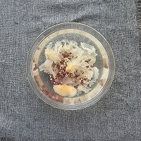 蒸微红豆薏米银耳粥的做法图解2
