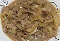 猪肉炒小青瓜（潮汕菜）的做法