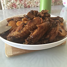 可乐鸡翅+红薯