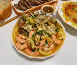 海鲜捞汁 #珍选捞汁 健康轻食季#的做法