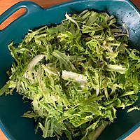 #夏日开胃餐#清清爽爽凉拌苦菊花生仁的做法图解4