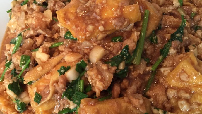 超下饭的黄豆腐炒肉末
