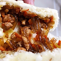 （秘方炒制版）酱肉胡萝卜粉丝手工包子的做法图解15