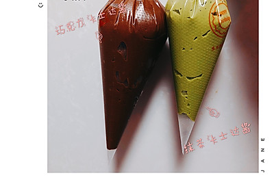 巧克力๑抹茶卡仕达酱