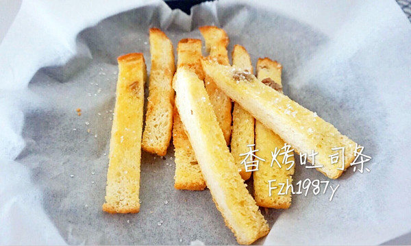 香烤吐司条～在家自制超简单小零食