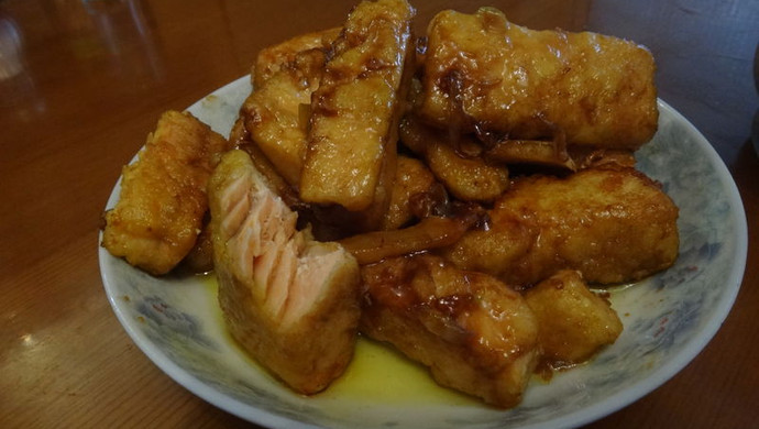 红烧三文鱼