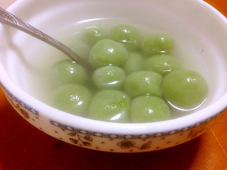 抹茶青豆小汤圆的做法