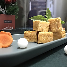 自制三文鱼豆腐 大人小孩都可以吃