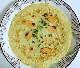 鸡蛋火腿小煎饼#熙悦低筋面粉#的做法