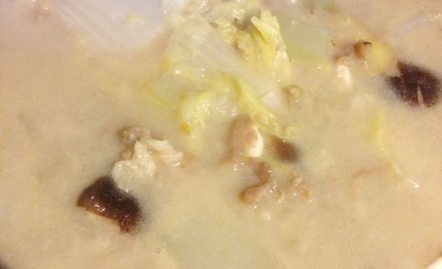 冬日进补白菜羊肉汤