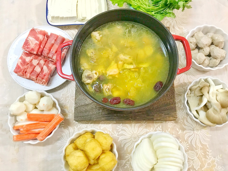 广式清炖鸡火锅的做法