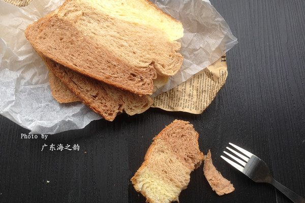东菱6D面包机之渐变色吐司的做法