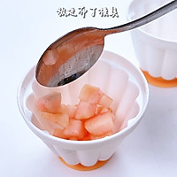 水蜜桃布丁，果香甜蜜，爽滑Q弹！的做法图解6