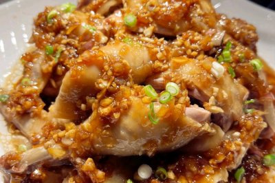沙姜葱油鸡