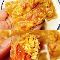 鲜香美味！低卡低脂的番茄鸡蛋蒸包的做法图解13