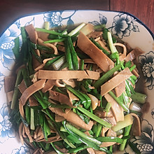 韭菜炒香干