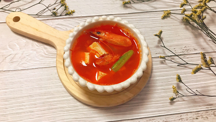 ㊙️养生汤--虾头奶油豆腐汤