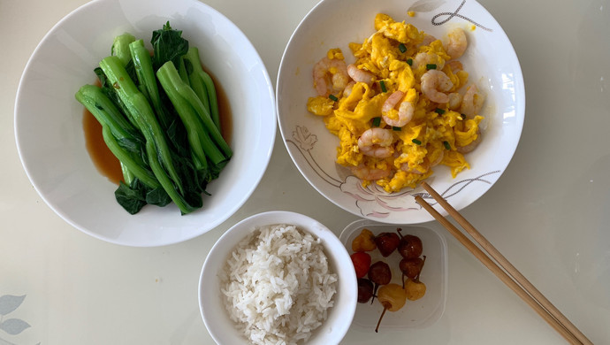 15块的午饭虾仁滑蛋