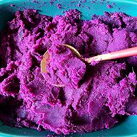 #餐桌上的春日限定#完美拉丝版爆浆紫薯芝士～烘焙新手必试的做法图解6