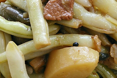 炖豆角（熬豆角）