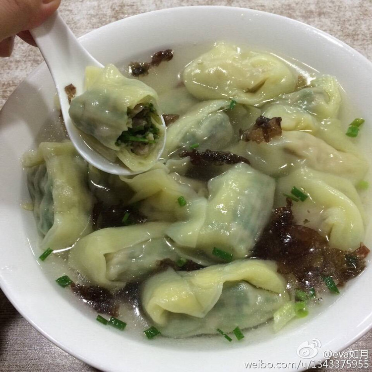 荠菜馄饨的做法