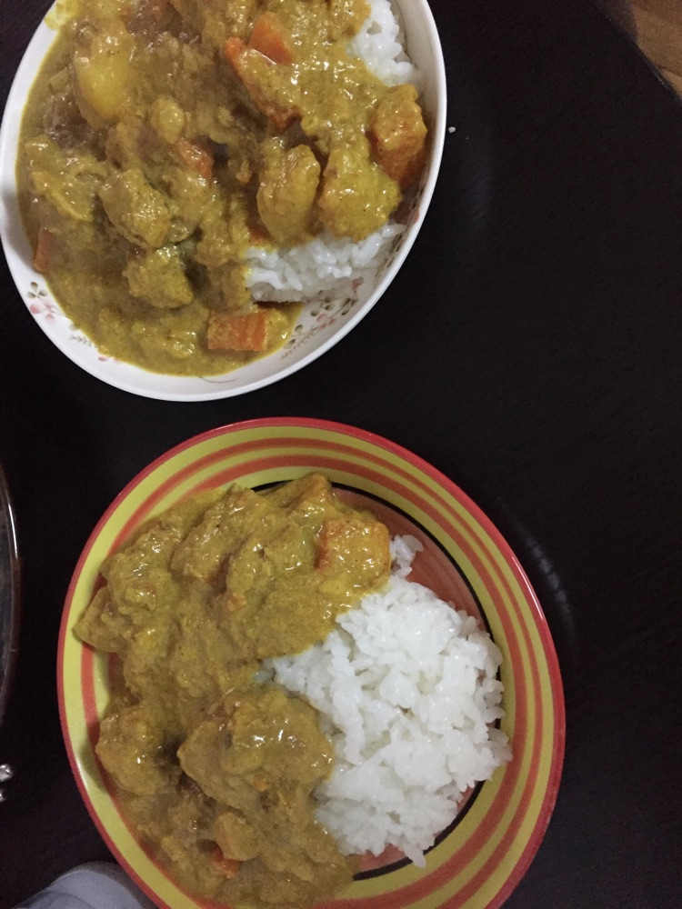 土豆奶香咖喱鸡