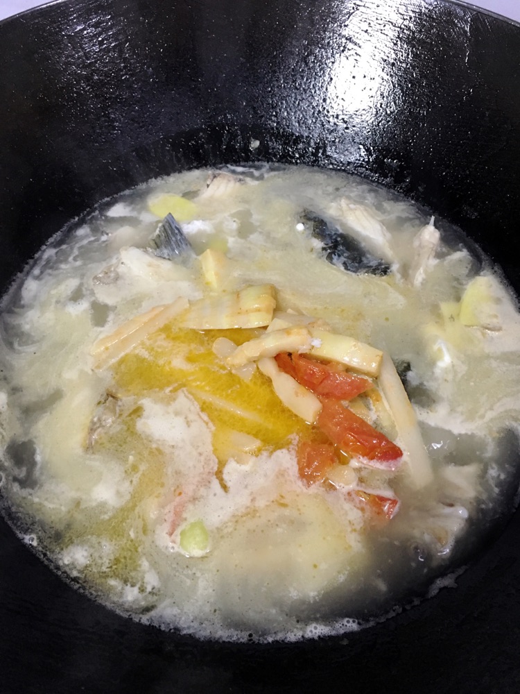 酸笋番茄鱼的做法图解4
