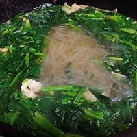 #一道菜表白豆果美食#粉条鲜肉菠菜汤的做法图解9