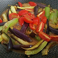 蒜香肉酱焖茄瓜的做法图解4