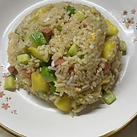菠萝炒饭的做法图解3