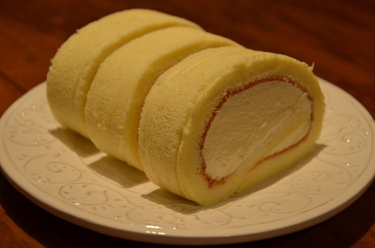 日式棉花蛋糕卷---附紫薯馅及奶油馅做法的做法