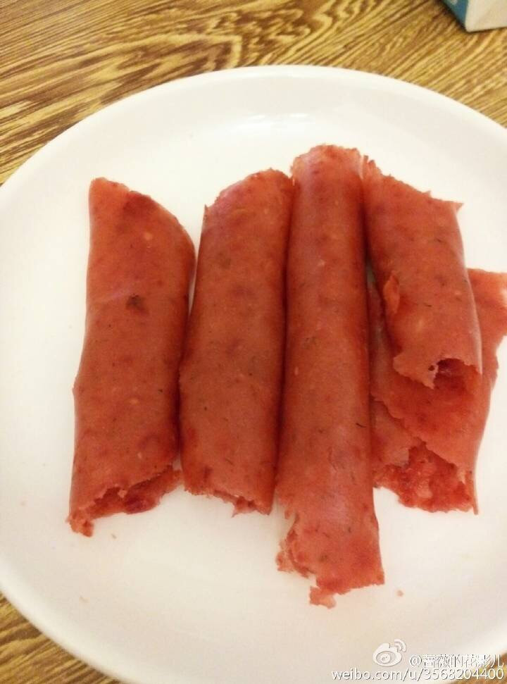 自制无添加果丹皮的做法