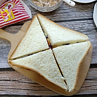 #憋在家里吃什么#烤肠三明治的做法图解12