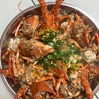 #食在幸福年 总有新花样#Q弹鲜嫩  蒜蓉粉丝蒸龙虾的做法图解16