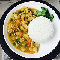 咖喱鸡肉饭的做法图解7