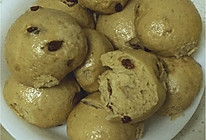 红糖提子馒头的做法