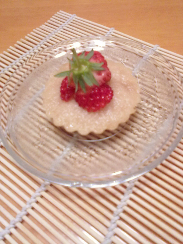 草莓米粉糕