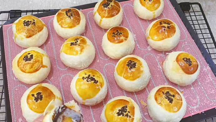 拉丝肉松麻薯蛋黄酥（2025新配方）咸香满溢、一口沦陷！