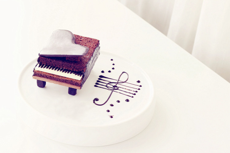 巧克力钢琴蛋糕的做法