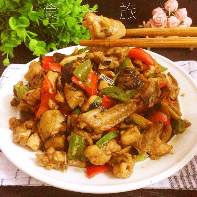 香菇烧鸡的做法图解14