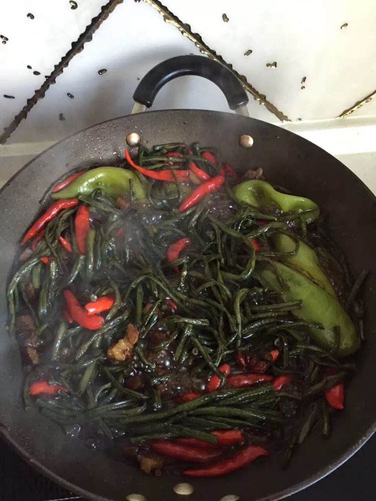 牛肉焖豇豆的做法图解5