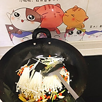 好吃的不要不要，金针菇炒花蛤的做法图解6