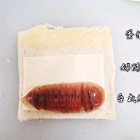 空气炸锅菜谱第八弹☞芝士香肠吐司卷的做法图解4