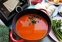 轻松搞定番茄汤底，实现火锅自由的做法