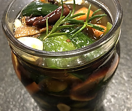 秘制椒瓜酱菜的做法