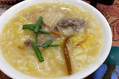 鸽子牛肉粥